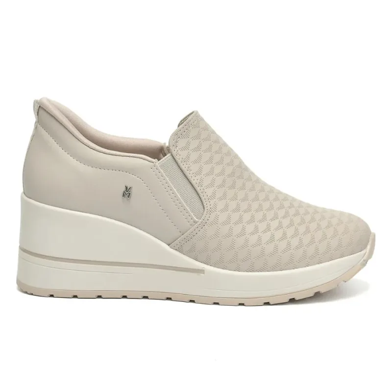Tênis Anabela Via Marte Cute Feminino Bege 39
