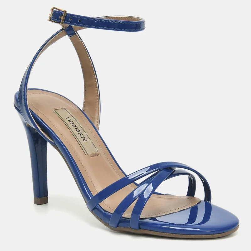 Sandália Salto Fino Azul 409-004-01 38