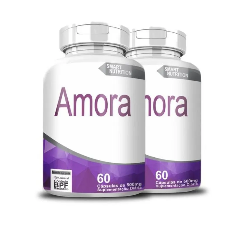 Kit 2x Amora 500mg 60 Cápsulas 4elementos