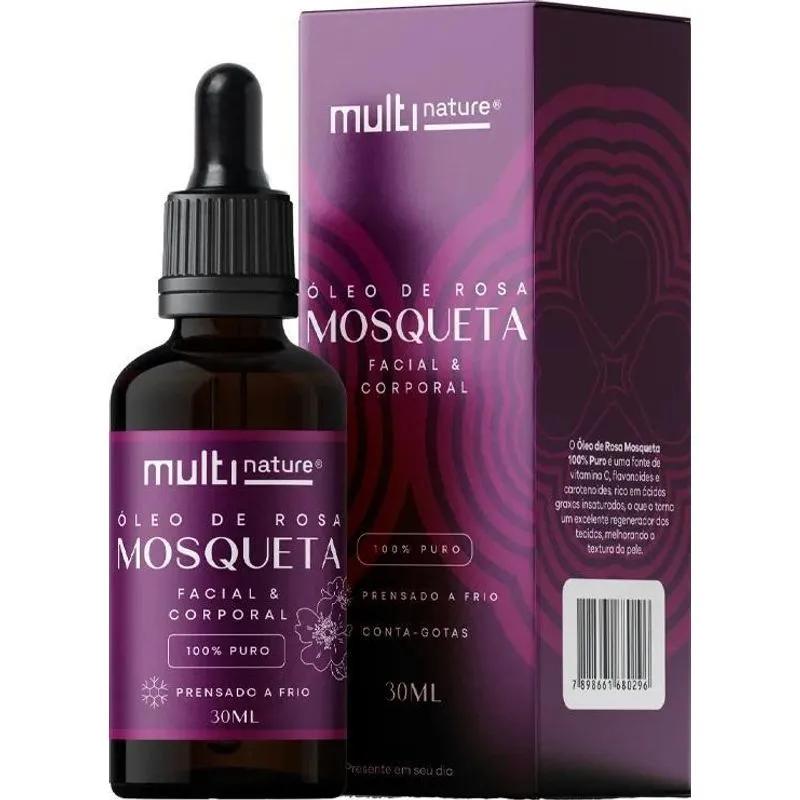 Óleo Rosa Mosqueta 30ml - Hidratante Multinature