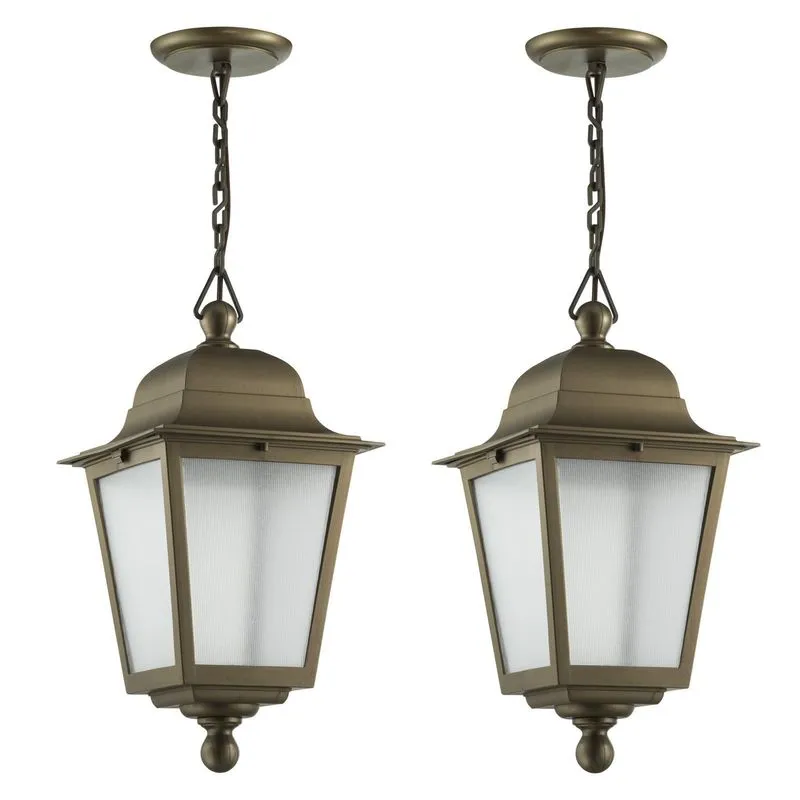 Pendente Vintage Externo Colonial Ouro Velho Retro Alu63 2un