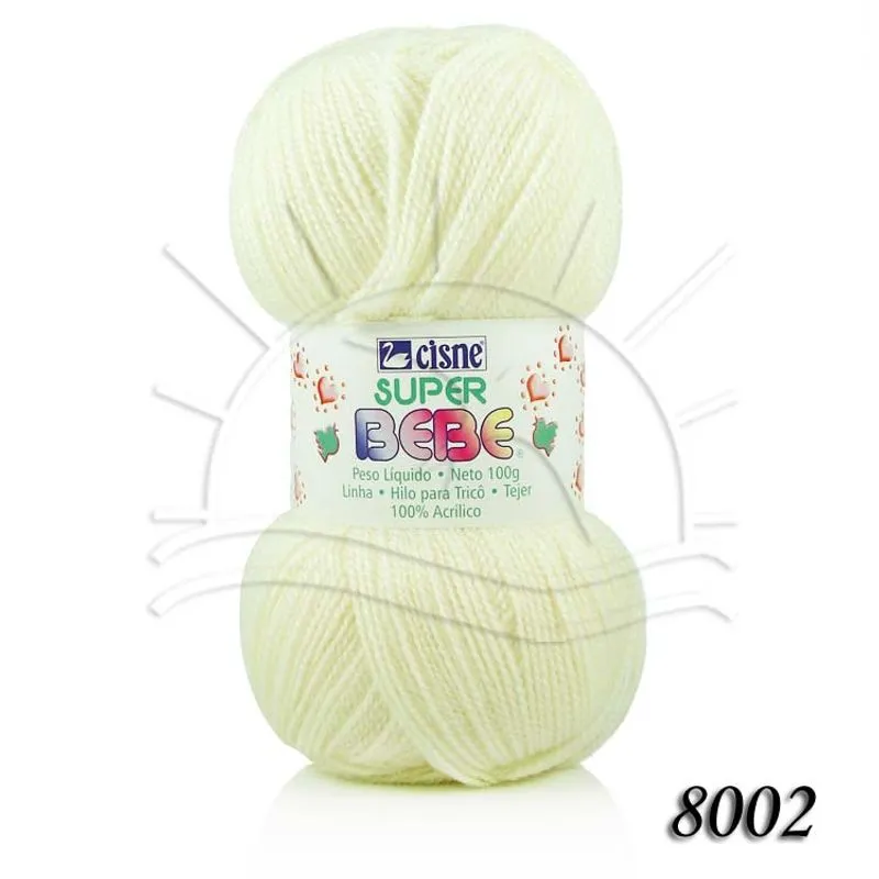 Fio Cisne Super Bebê 100g 8002 - cru