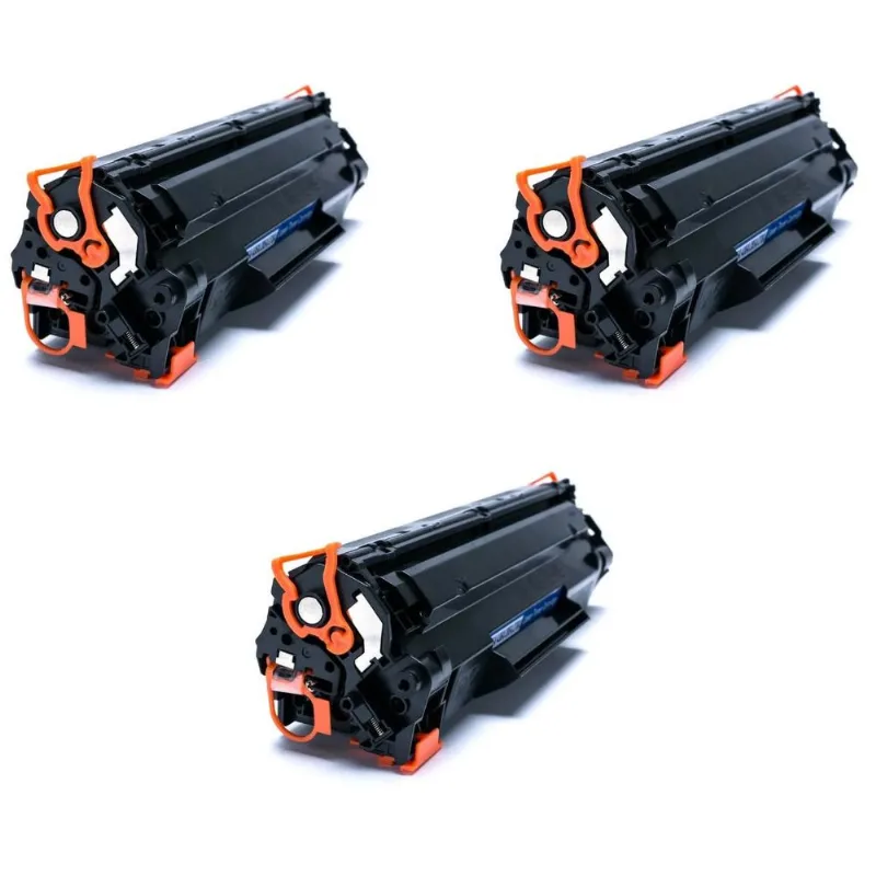 Kit 3x Toner Compatível Ce285a I P1102w M1132 M1212 I 1.8k