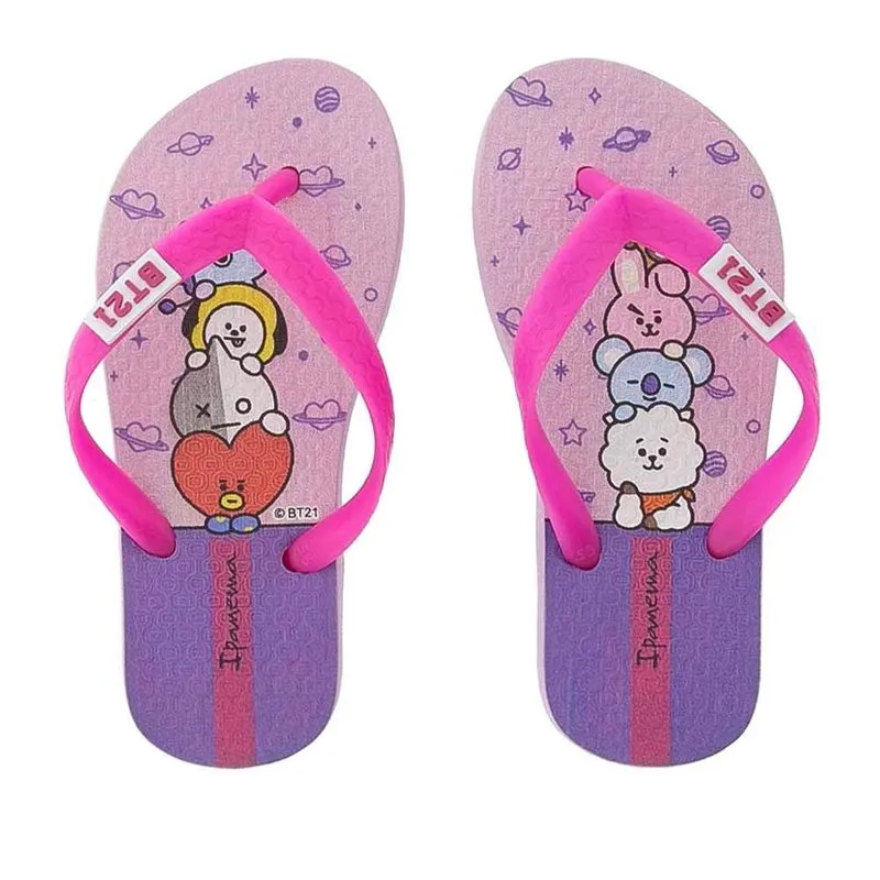 Chinelo Infantil Ipanema BT21 Rosa