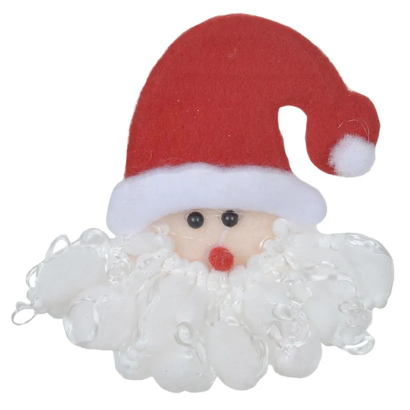 Enfeite Natal Papai Noel (Vermelho) 11cm (Florarte)