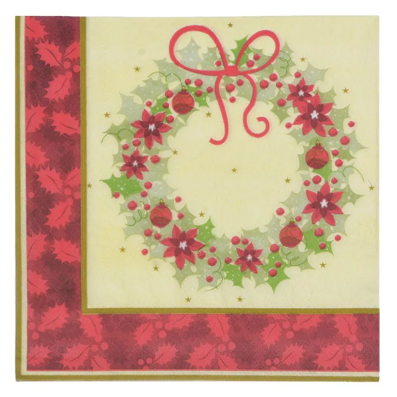 Guardanapo Papel Natal C/20 Und (Colorido) 33x33cm (Florarte)