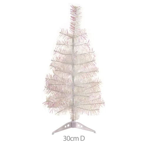 A.Arvore Natal Iridescente 70 Tips C/Base Plastico (Colorido) 60cm (Florarte)