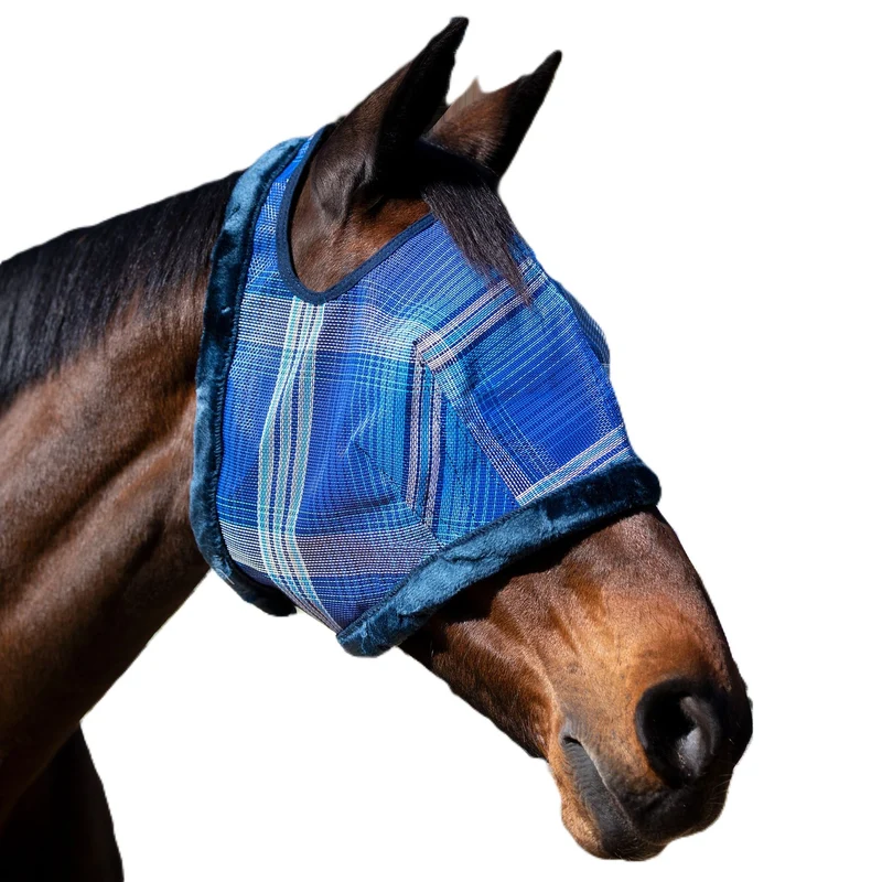 Kensington Fly Mask with Fleece Trim Kentucky Blue / Large