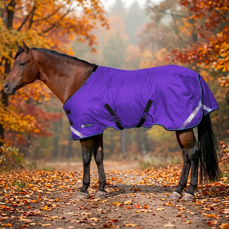 Kensington Horse 1200D SureFit Turnout 80g Purple / 72