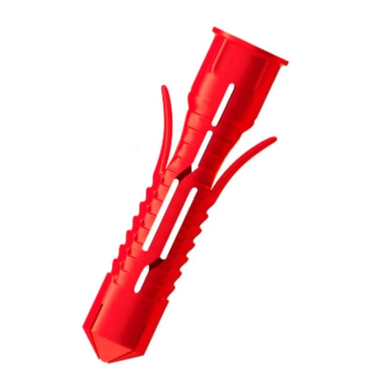 Bucha Mx 8mm Anti Giro Com Aba De Nylon Vermelha 100 Pç