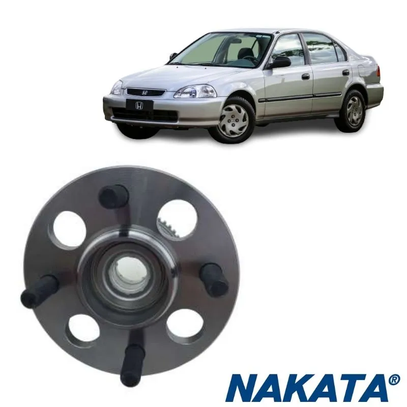 Nkf 8145 - Cubo Roda Tras C / Rolamento - Civic Ex 96 / 00 C / Abs - Nakata