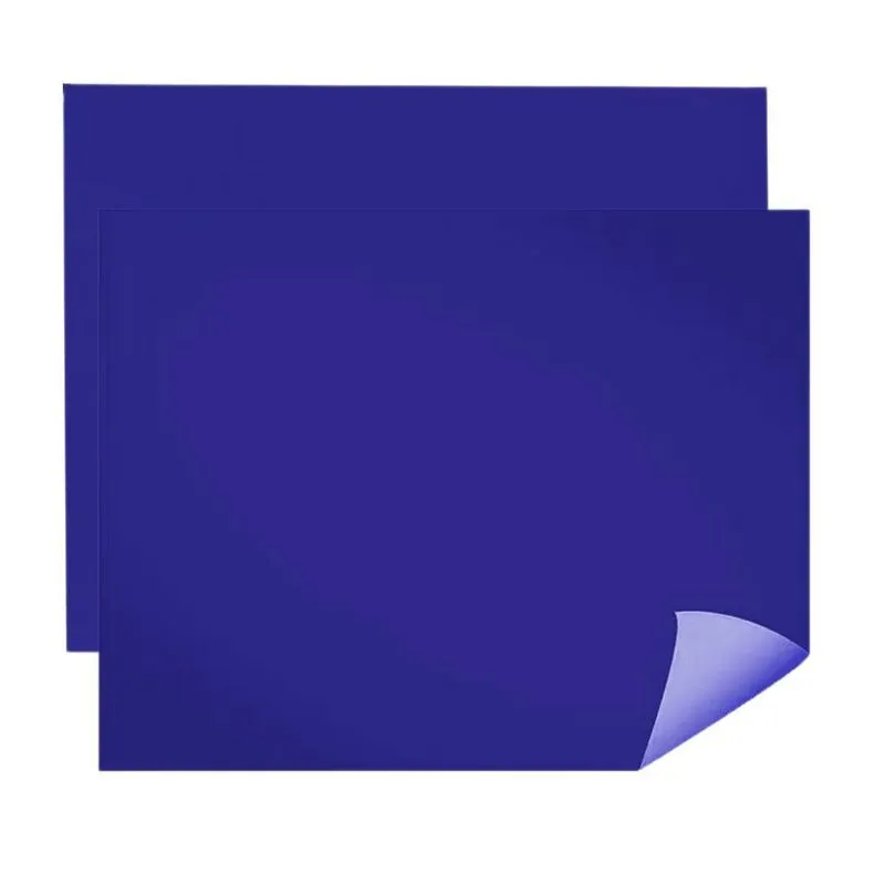 Kit Com 109 Folhas De Papel Dobradura Azul 60cm X 50cm