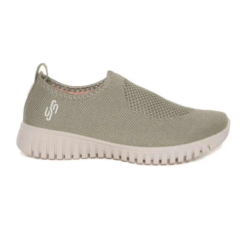 Tênis Usaflex Slip On Feminino Verde SALVIA - 37