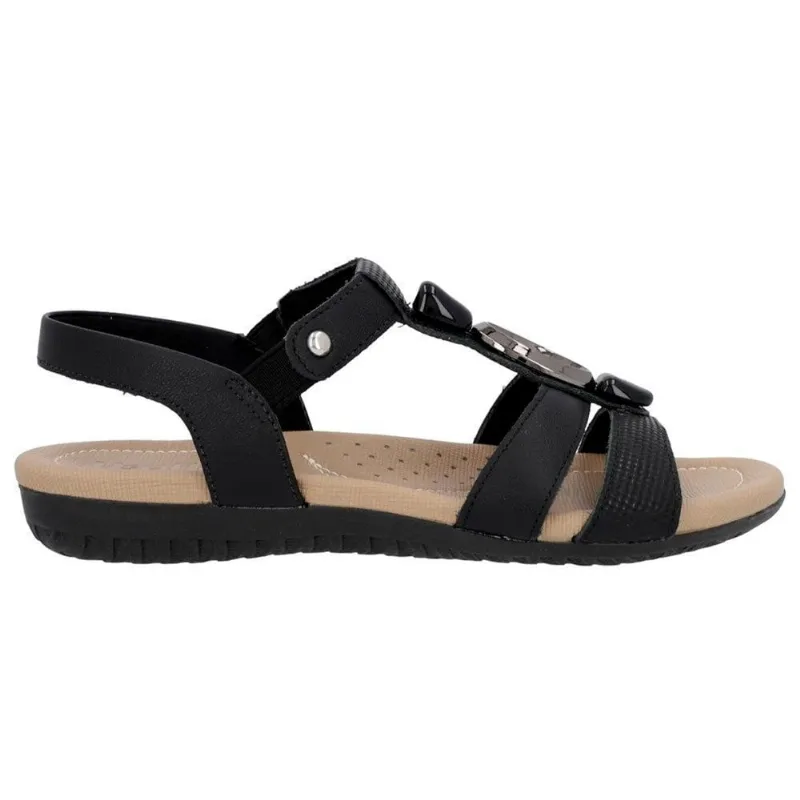 Sandália Usaflex Tresse Feminina 34 / Preto - Usaflex