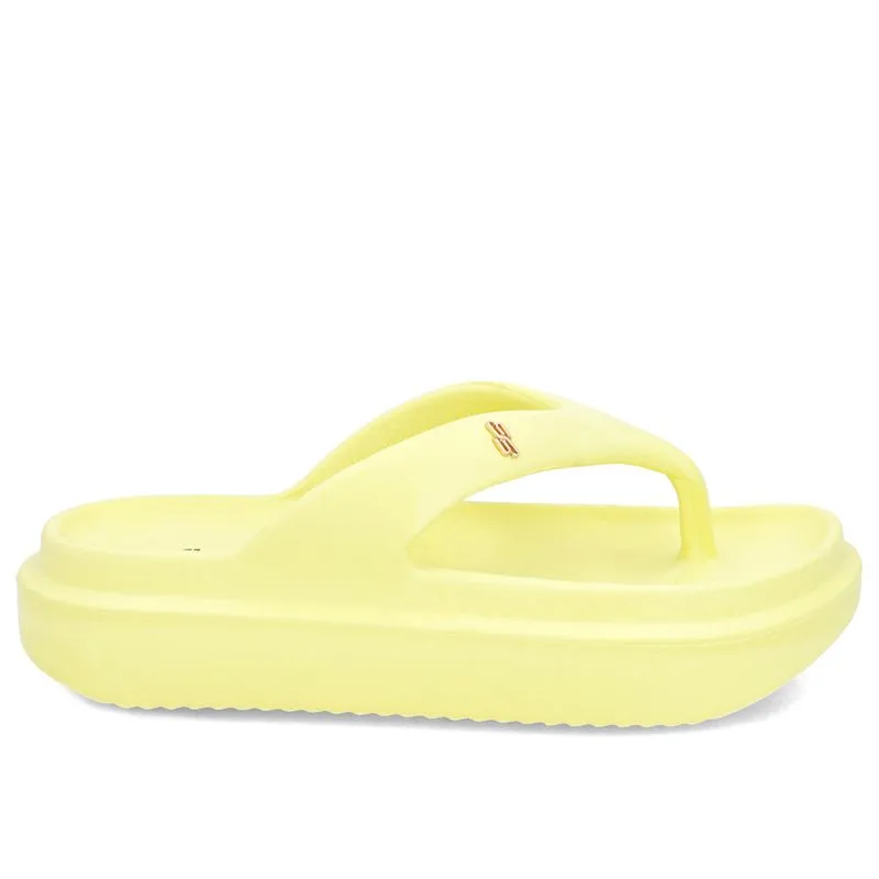 Chinelo Amarelo Poofy Plataforma Eva 35