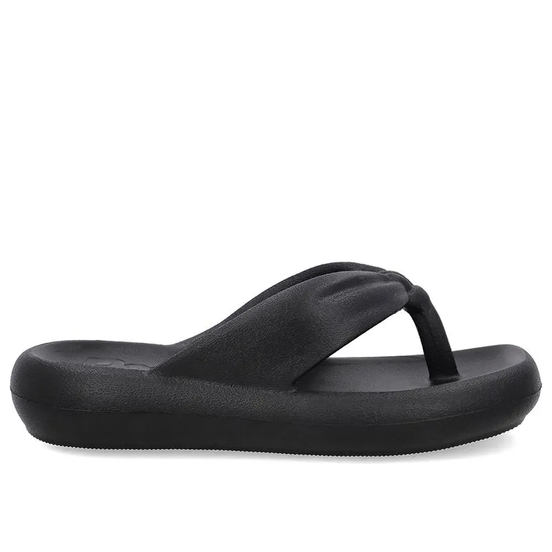 Chinelo Preto Poofy Bico Quadrado Eva 39