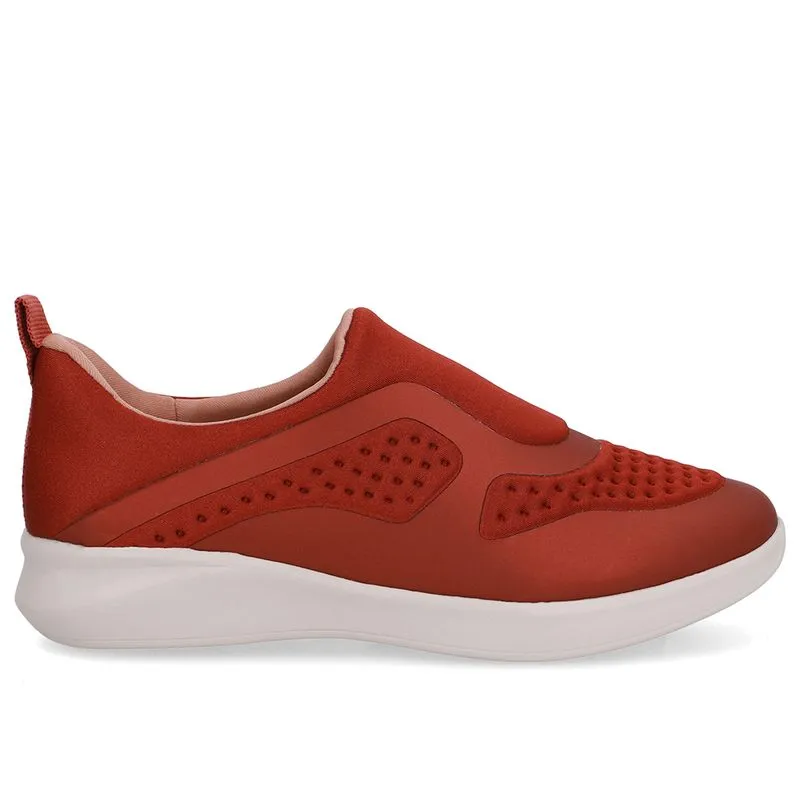 Tênis Slip On Elastano Marrom 40