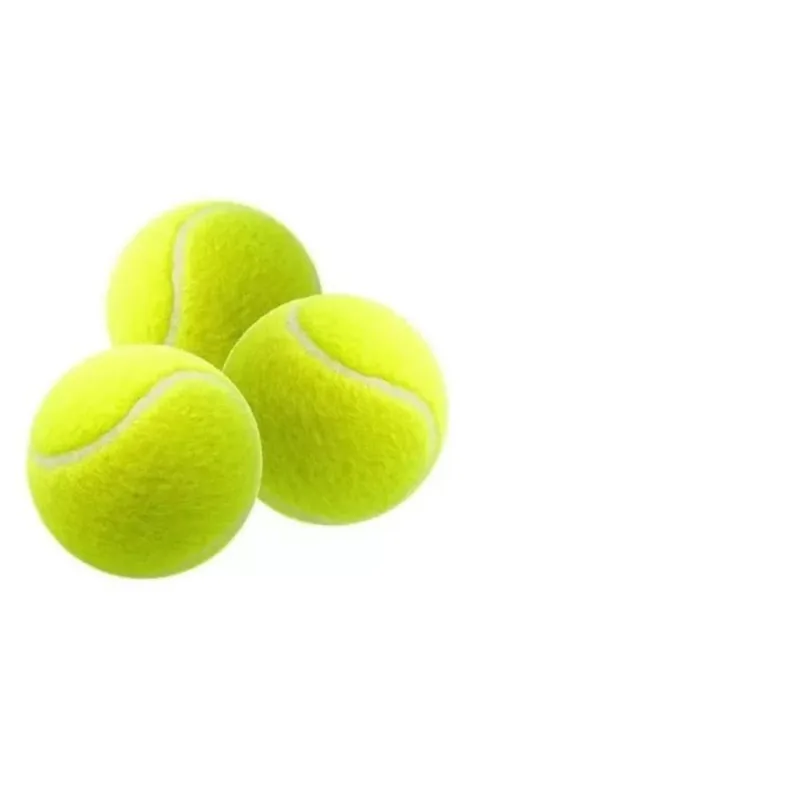 Bola Bolinha De Tênis Resistente Brincadeira Cachorro 3 Unid