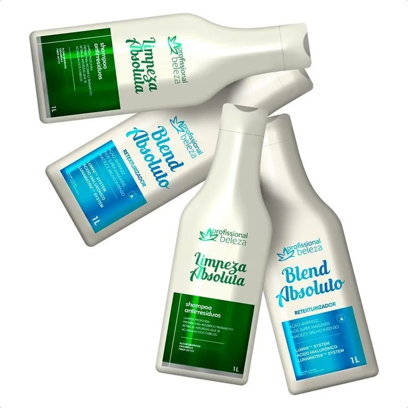Kit 02 Escova Progressiva Blend Absoluto 2x1000ml