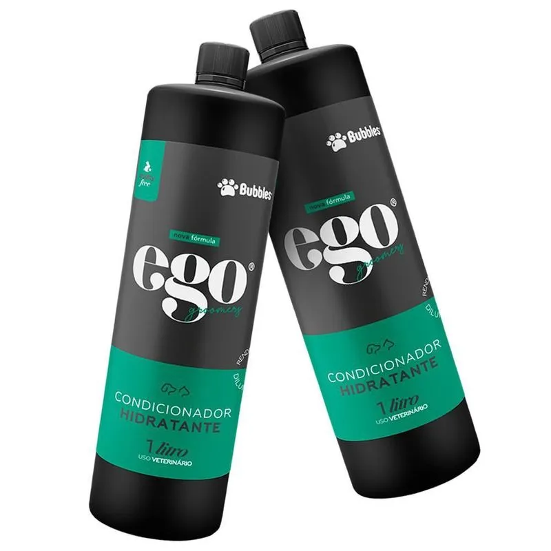 Kit 02 Condicionador Pet Hidratante Ego Bubbles 1000Ml