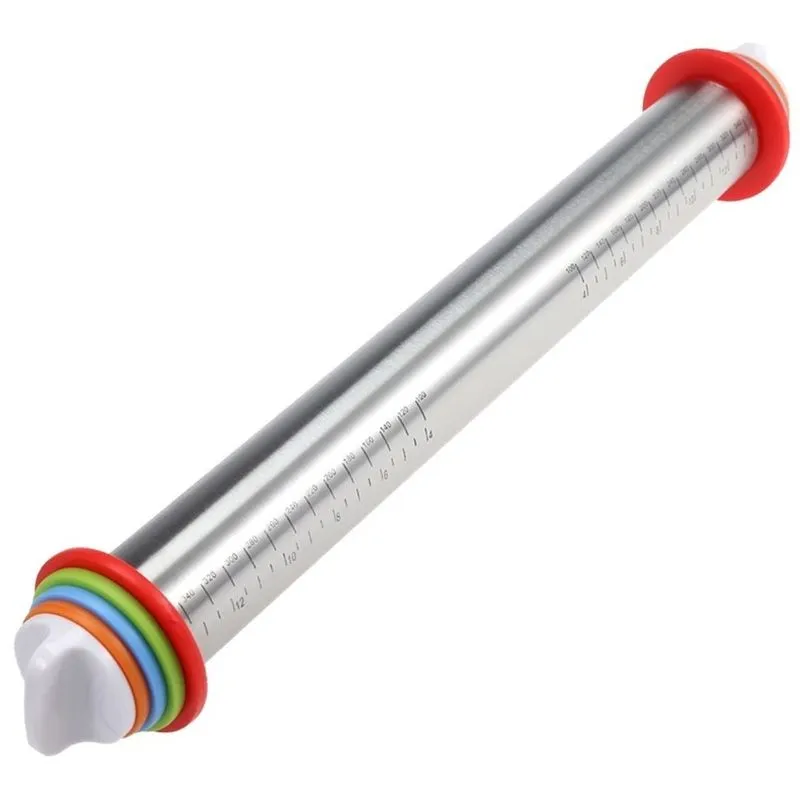 Rolo De Massa Profissional C/disco Medidas Ajustáveis Inox
