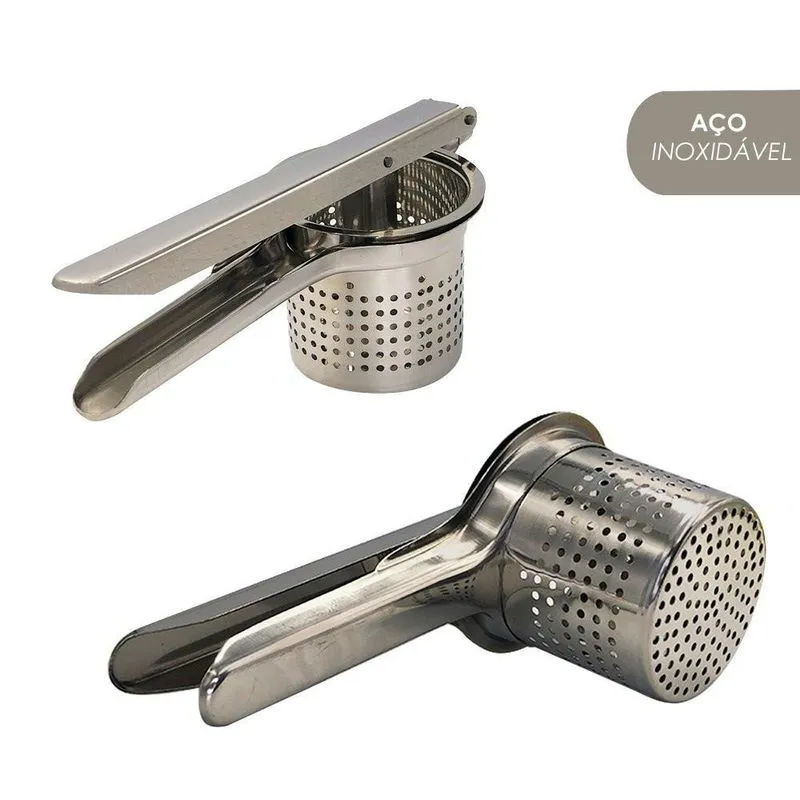 Espremedor De Batatas Em Aço Resistente