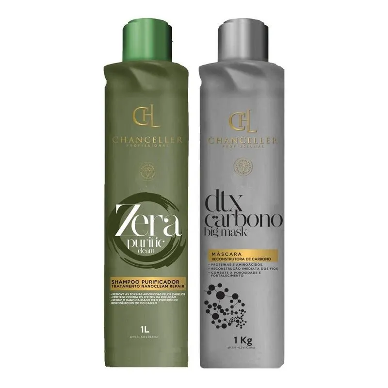 Kit Escova Selagem Profissional Botox Orgânico 2000 Ml