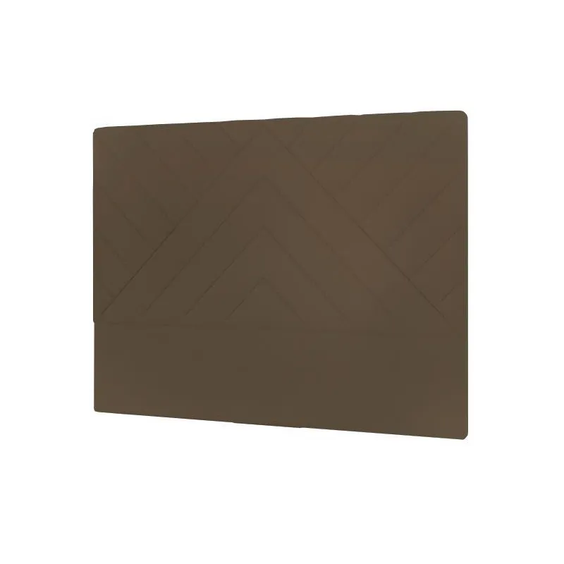 Cabeceira Sky Plus Queen 1600mm Suede Marrom Taupe - Simbal