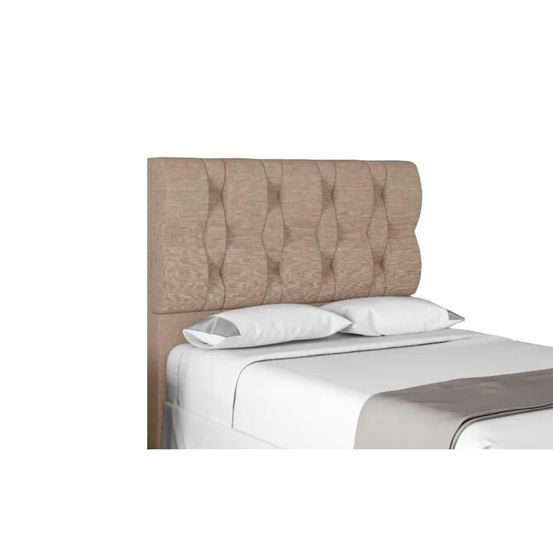 Cabeceira Para Cama Box Spezia King 1,93cm Linho Bege - FdECOR