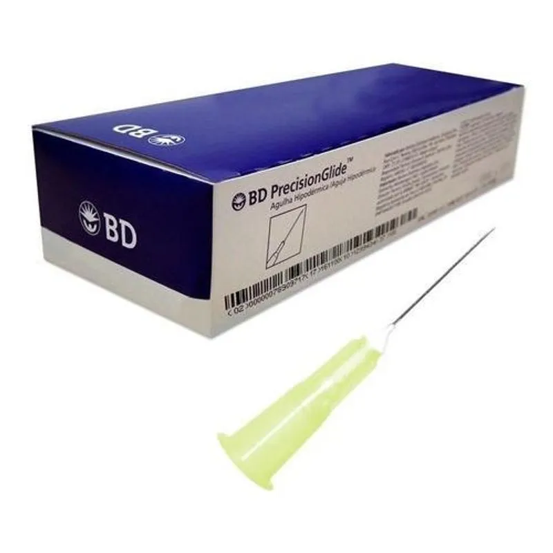Agulha Descartável 13x0,30mm 30g X 1/2 100 Unidades - Bd