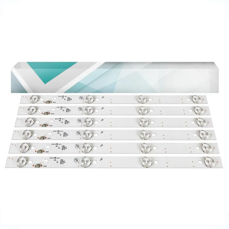 Kit 6 Barras De Led Tv Dl4053 40l2500 40l1500 Novo