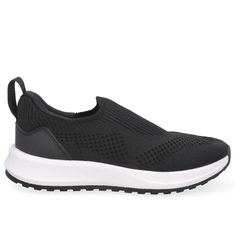 Tênis Slip On Tricot Preto 36