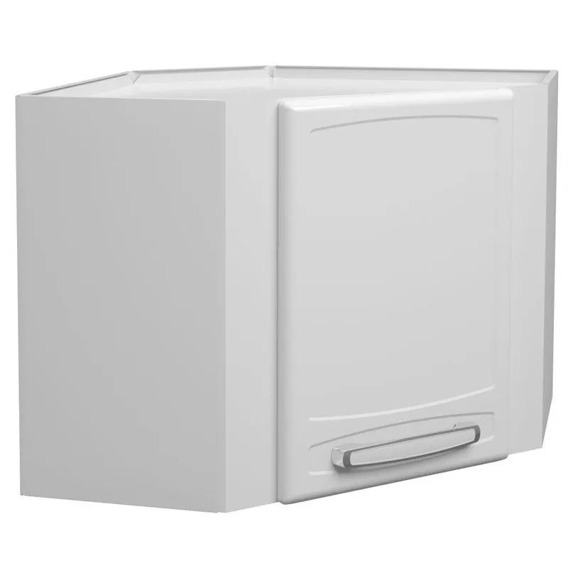 Armário Aéreo de Canto Evidence Aço 1 Porta Branco - Bertolini