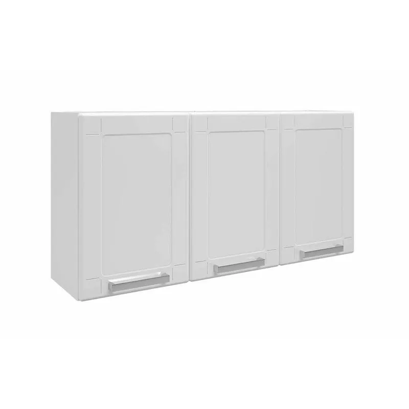 Armário Aéreo p/ Cozinha Múltipla 6009 c/ 3 Portas Branco - Bertolini