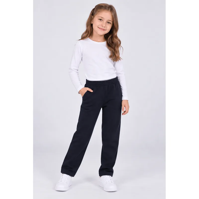 Calça básica infantil menina de moletom Brandili - 10
