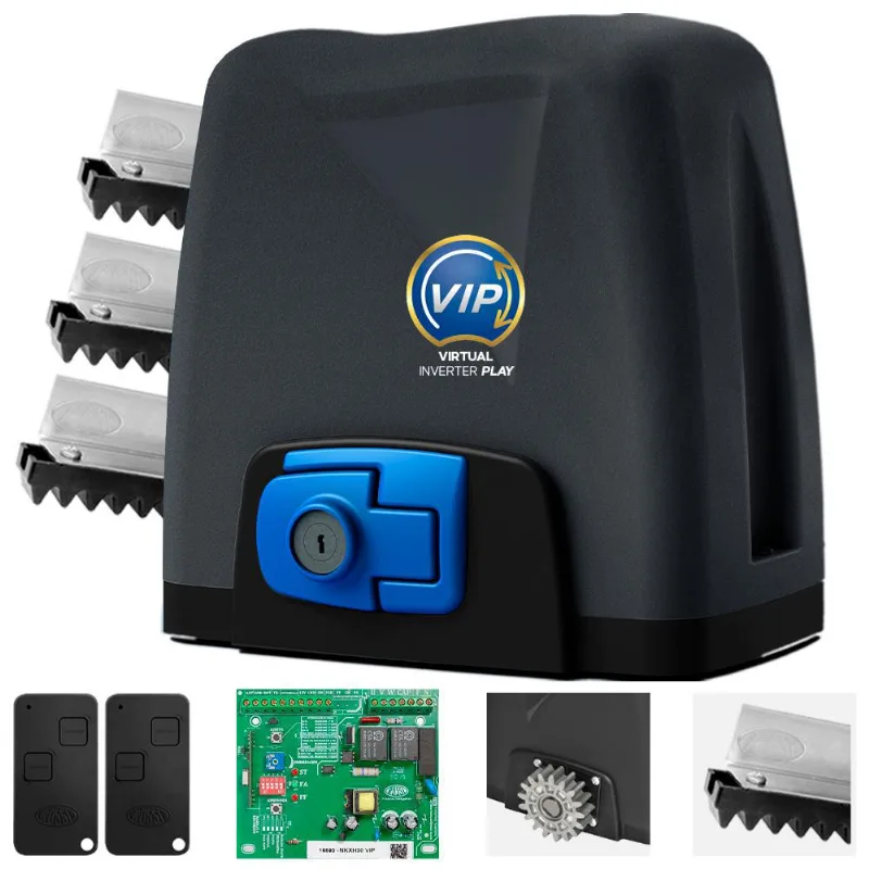 Kit Motor Portão Eletrônico Nano Vip 110v Ultra Rápido Rossi