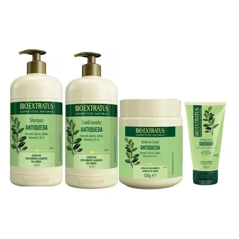 Kit Jaborandi Shampoo Condicionador 1L Máscara Finalizador