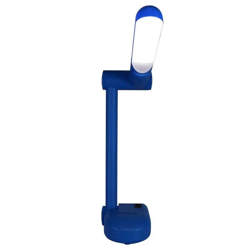 Luminária Led De Mesa Pelicano Azul Elegante