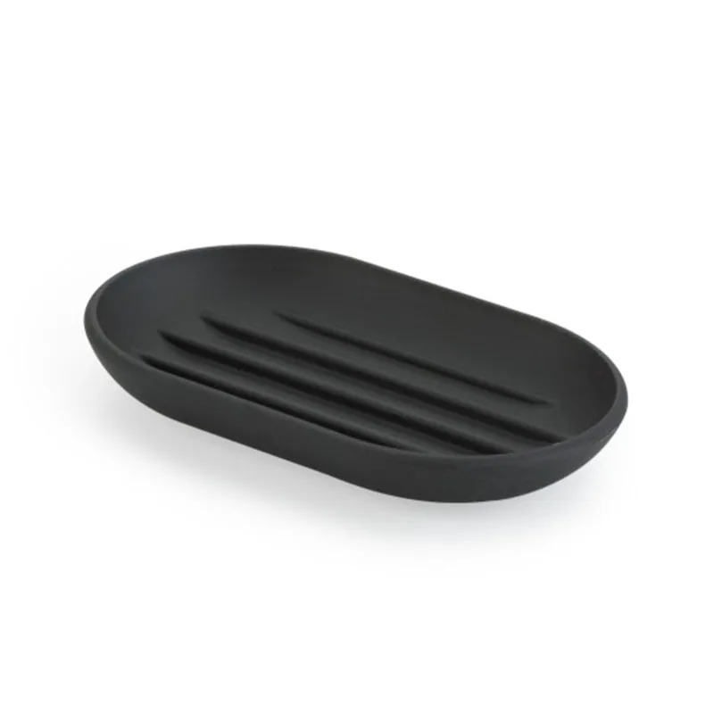 Saboneteira Touch Preto Umbra