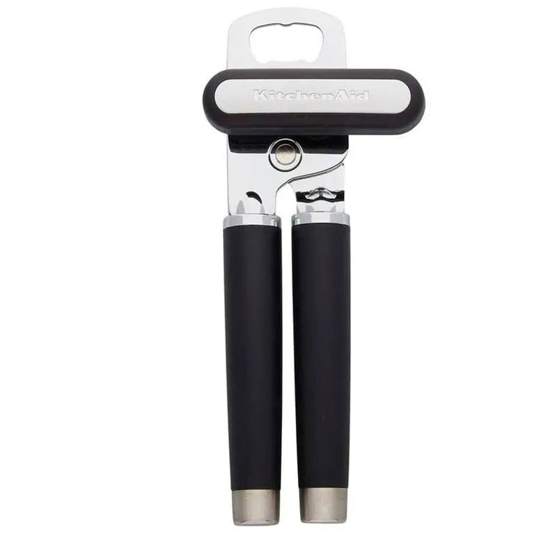 Abridor de Latas, Garrafas e Massas Cabo Soft Touch Preto Kitchenaid