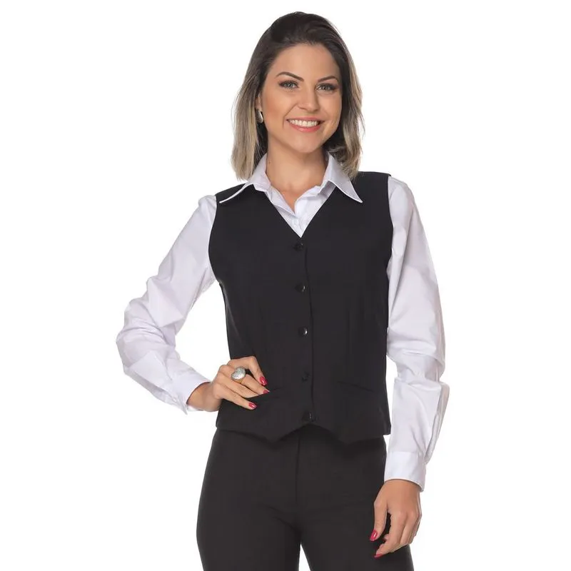 Colete social feminino