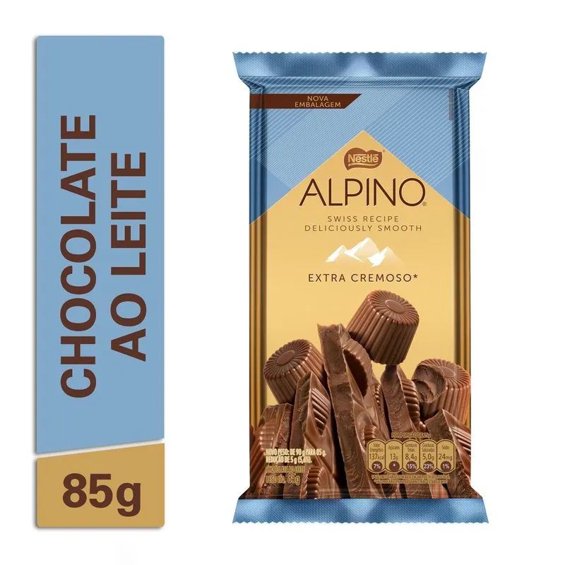 Chocolate Alpino Extra Cremoso 85g