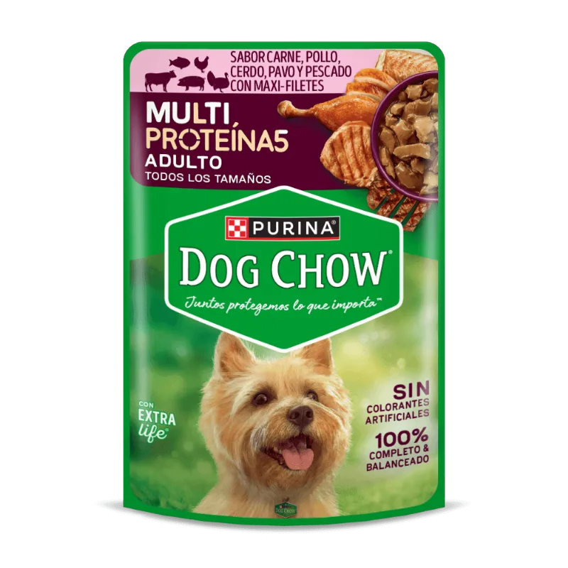 DOG CHOW ADULTO MULTIPROTEINA X 85 GRS