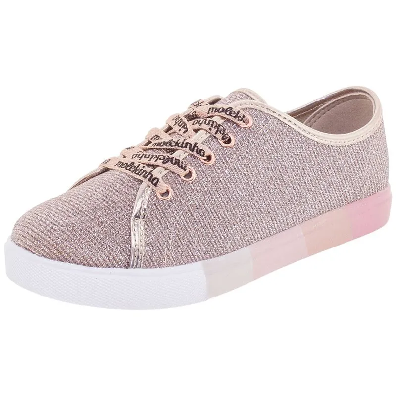 Tênis Infantil Feminino Molekinha - 2163742 ROSA 26