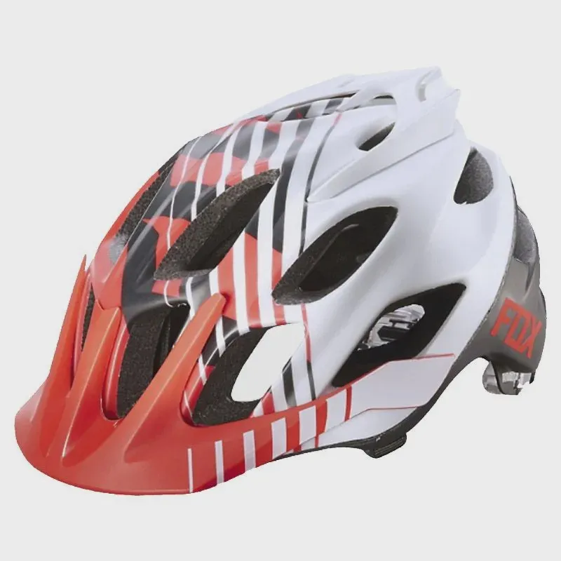 Capacete bike flux savant vermelho/branco - s/m