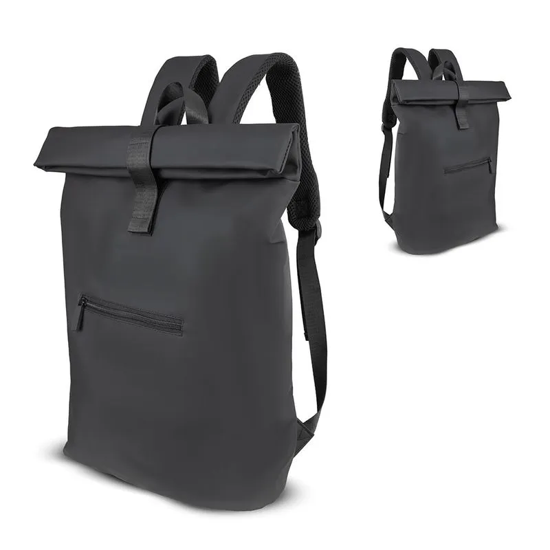 Mochila Para Notebook 15.6” Em Pu 16,5l Alças Acolchoadas