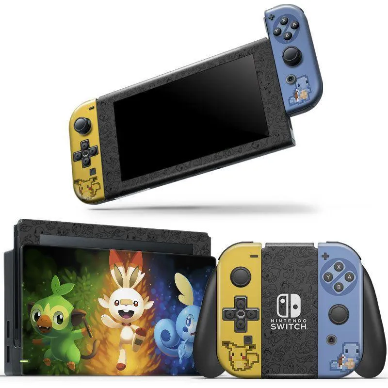 Skin Adesivo Protetor Para Nintendo Switch Pokémon Sword Shield B6