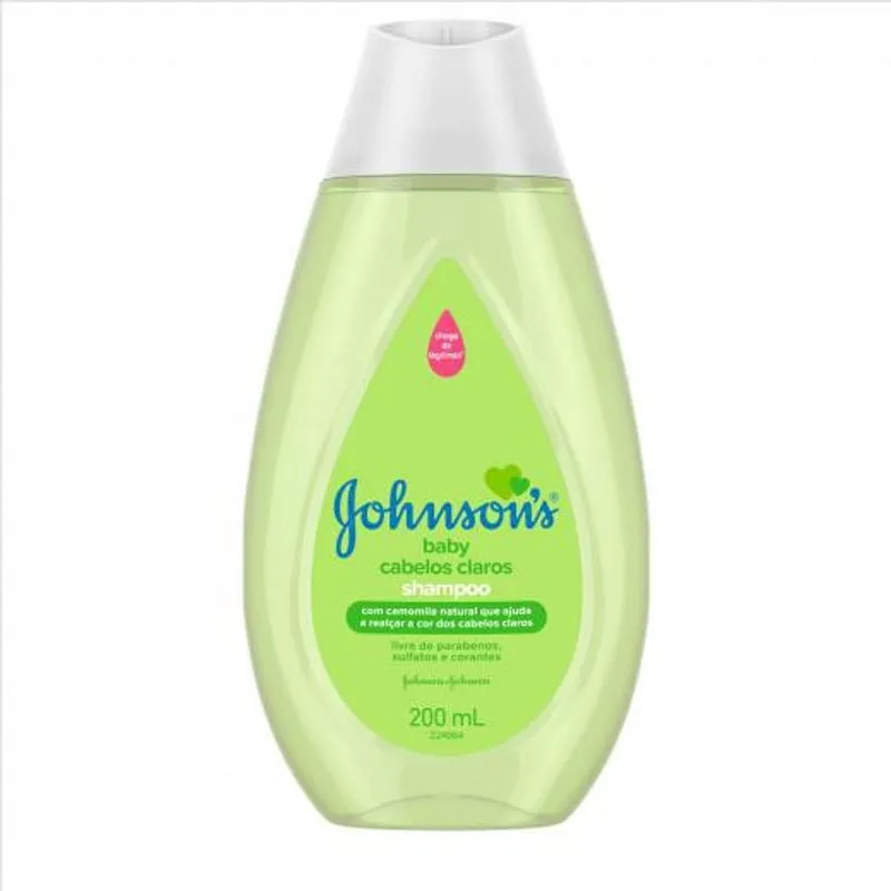 Kit Com 02 - Shampoo Johnson's Baby Cabelos Claros - 200ml