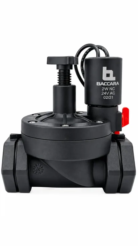 Válvula Solenoide Elétrica Plástica 3/4 24VAC - Para Automação de Irrigação