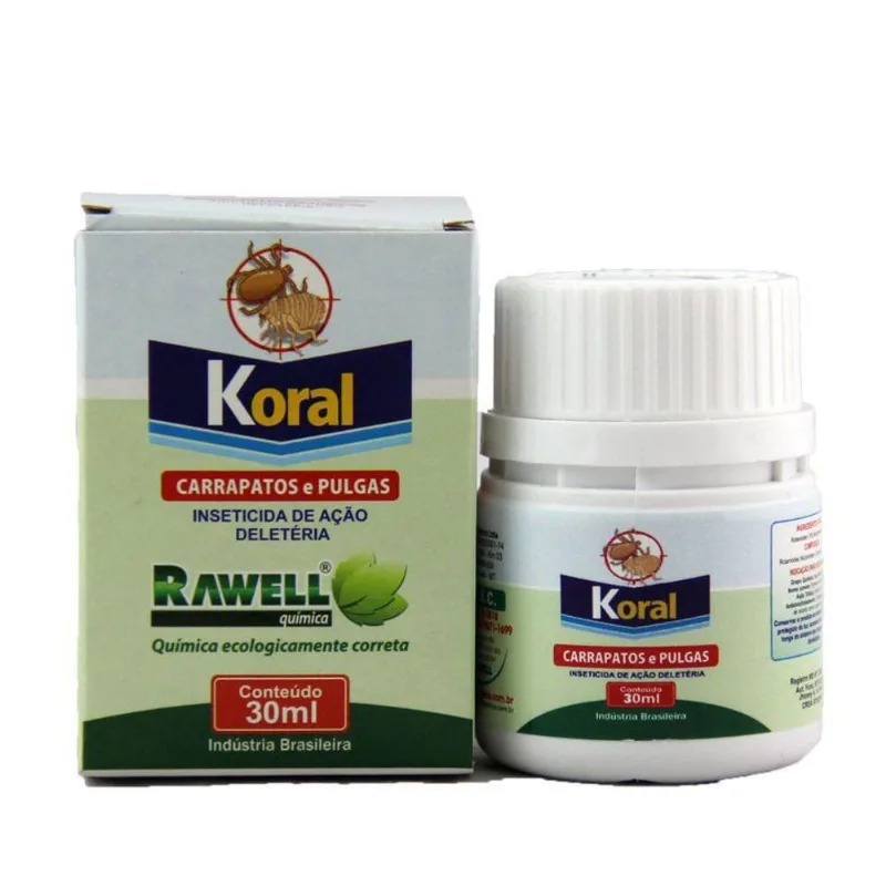 Koral Carrapatos e Pulgas ambiente 30 Ml Koral carrapatos e pulgas 30ml ambiente